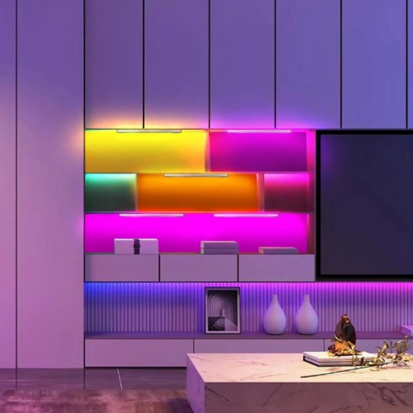 2 Pack Rechargeable Motion Sensor RGB Lights - Picture 5 of 14